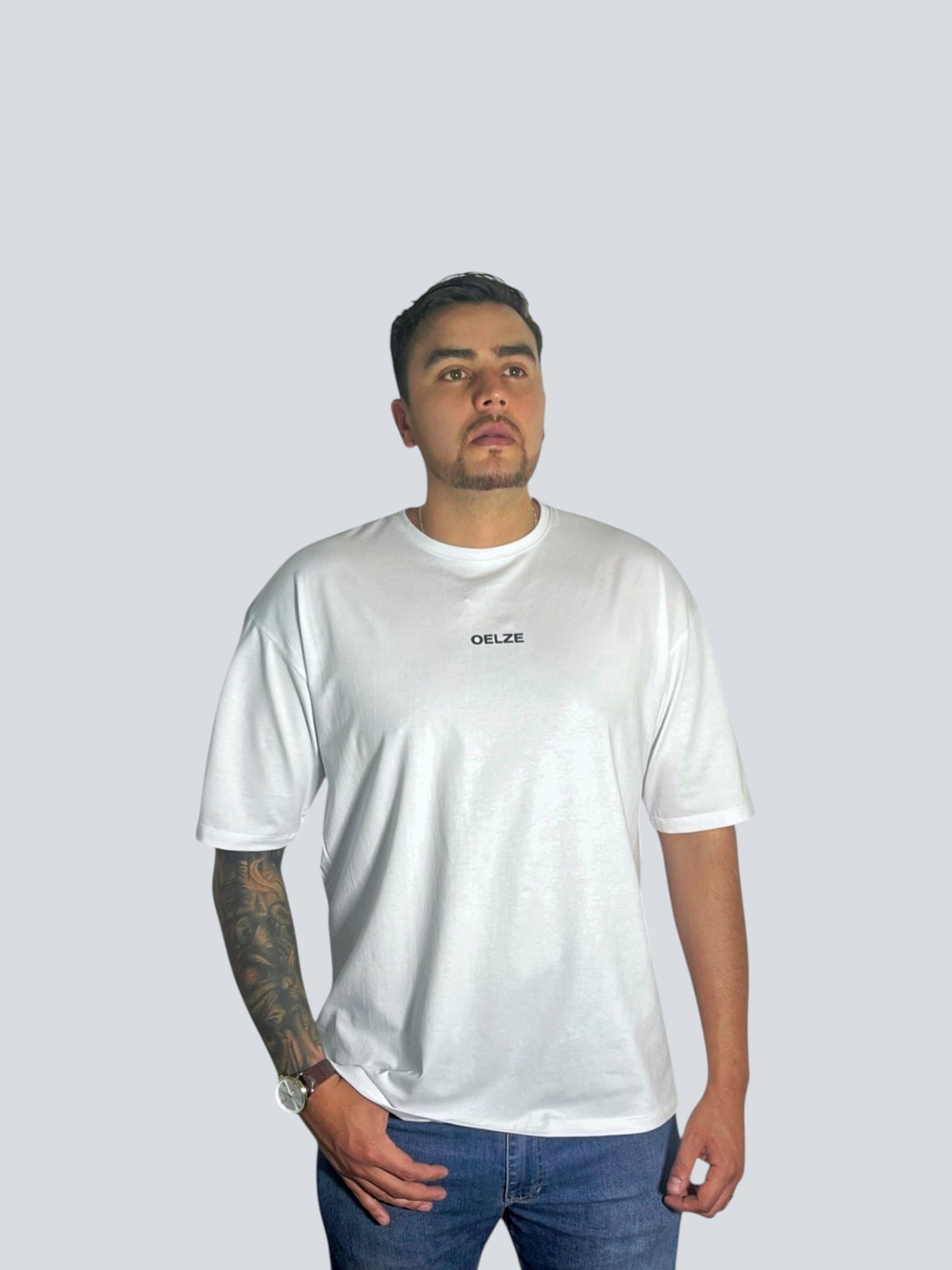 CAMISETA OVERSIZE TELA FRIA BLANCA