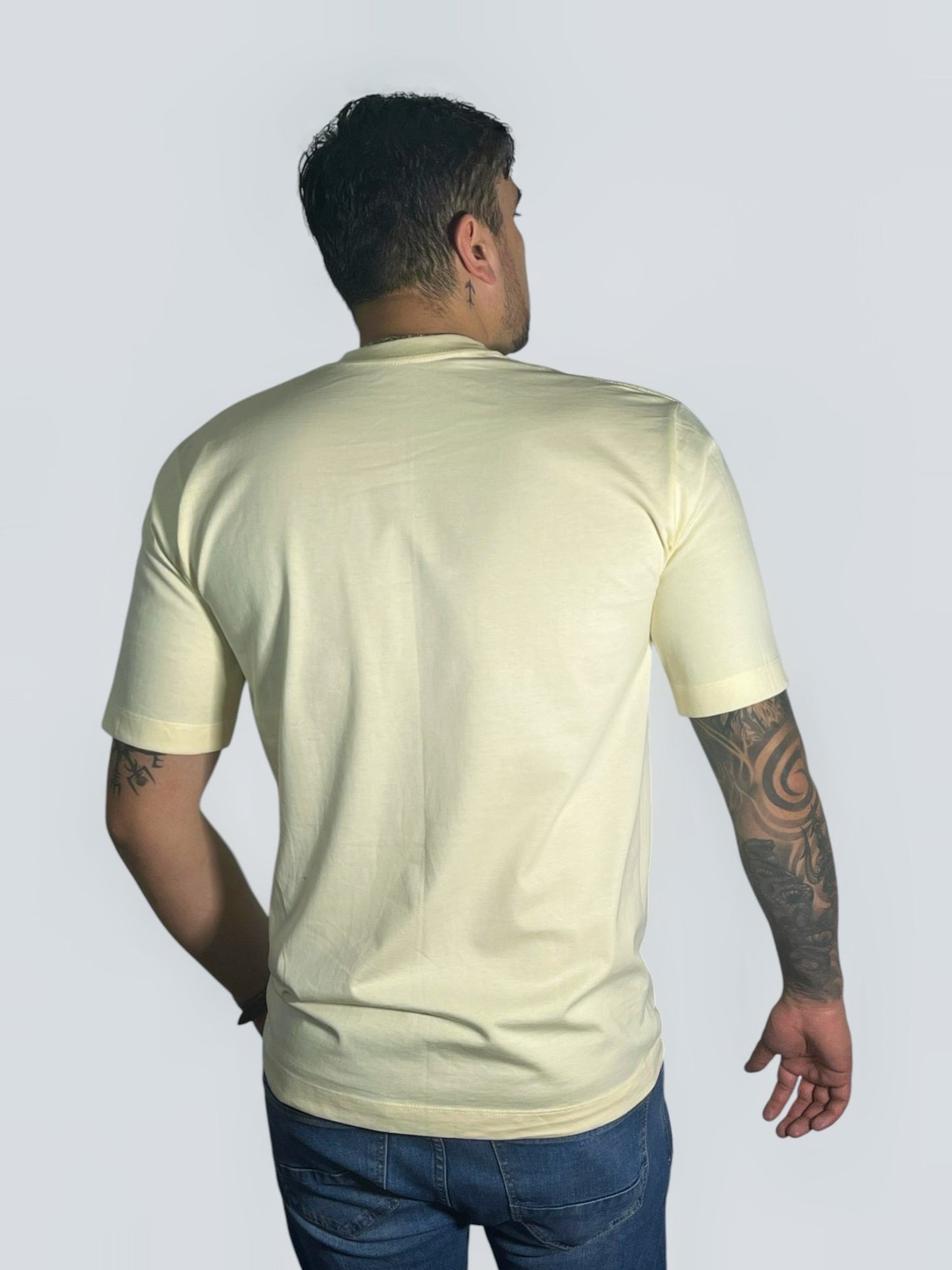 CAMISETA TELA PESADA 205G VAINILLA