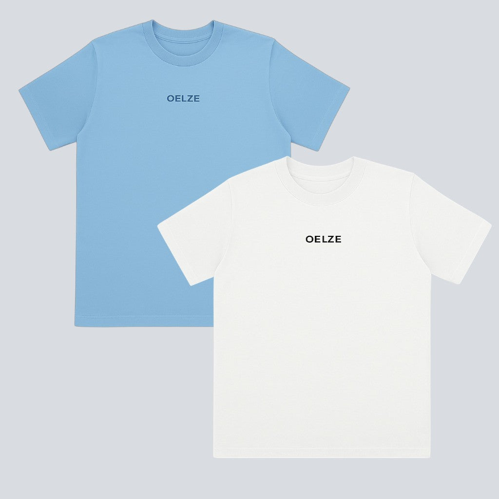 PACK X2 CAMISETA OVERSIZE TELA FRIA