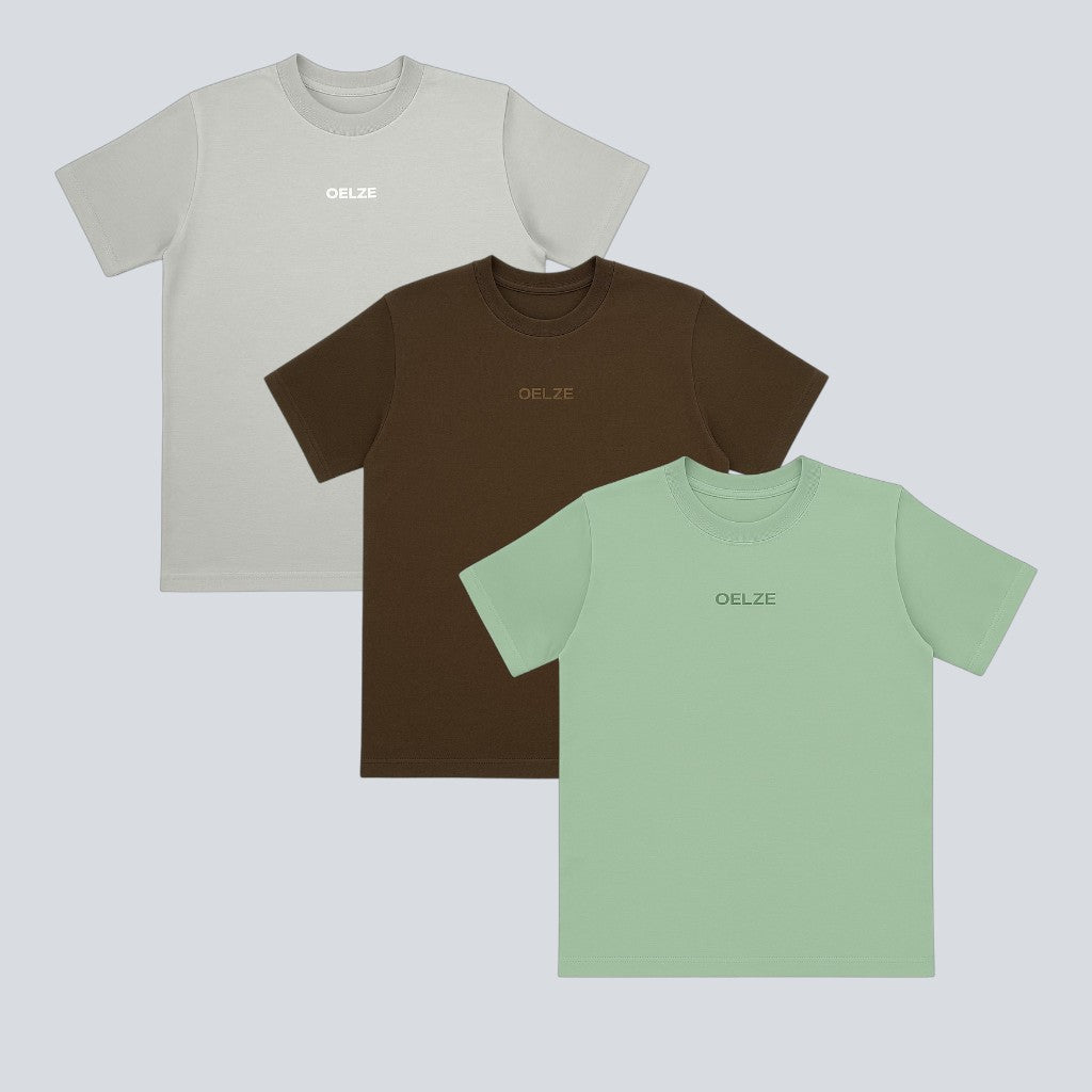 PACK X3 CAMISETA BURDA